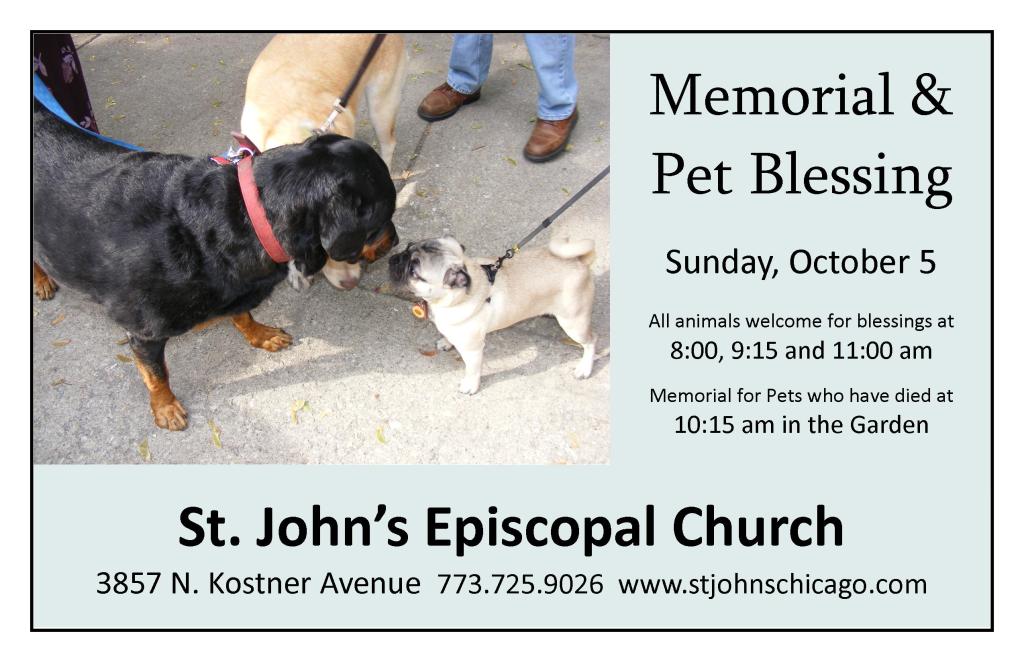 2014 Pet Blessing Postcard