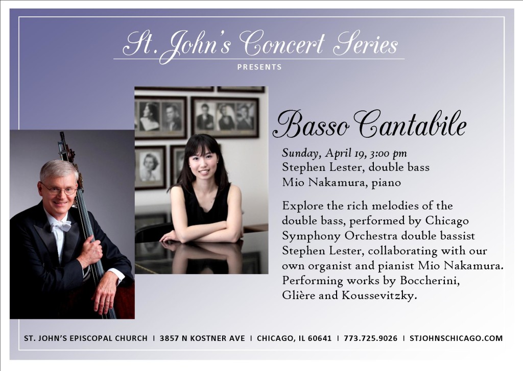 Concert postcard Mio and Lester