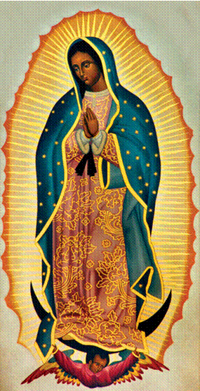 la Virgen de Guadalupe